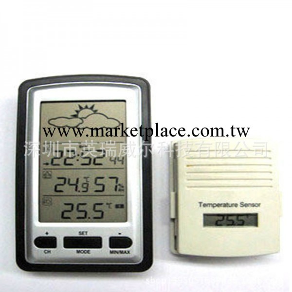 外貿精品無線電子溫度計濕度計溫濕度計無線氣象站溫濕度計工廠,批發,進口,代購