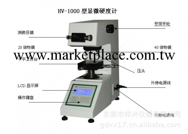 HV-1000顯微維氏硬度計工廠,批發,進口,代購