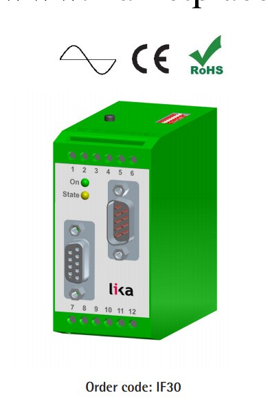 歐洲意大利萊卡（LIKA）信號轉換器IF30工廠,批發,進口,代購