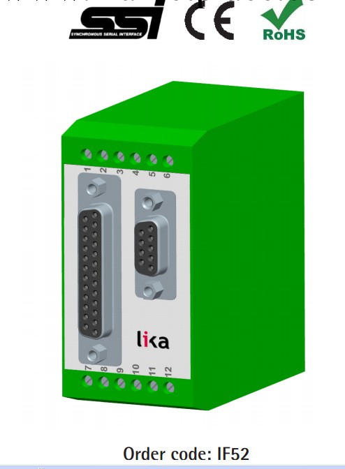 歐洲意大利萊卡（LIKA）信號轉換器IF52工廠,批發,進口,代購