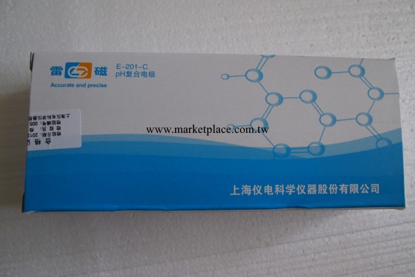 上海雷磁E-201-C PH復合電療/PHS-3C酸度計配套電療工廠,批發,進口,代購