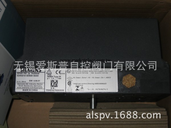 西門子單作用智能型閥門定位器PS2系列6DR50100EN000AA0工廠,批發,進口,代購