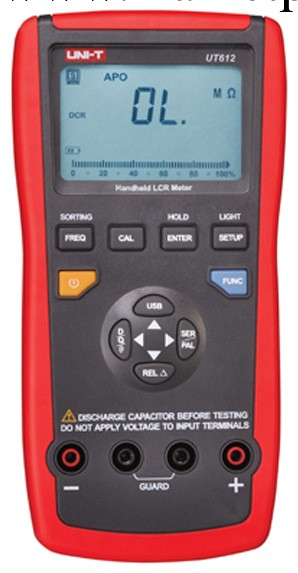 UT612優利德LCR數字電橋100KHz-100Hz五檔測試頻率測量小到1nH！工廠,批發,進口,代購