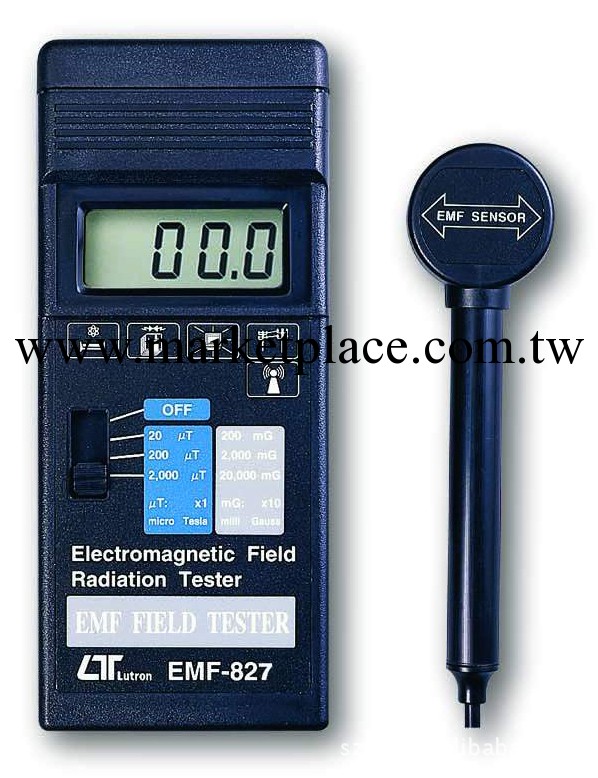 EMF-827高斯計臺灣路昌LUTRON電磁波測試機EMF827電磁場測試機工廠,批發,進口,代購