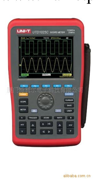 優利德總代理  手持式數字萬用示波表 UTD1025C/UT1025C工廠,批發,進口,代購