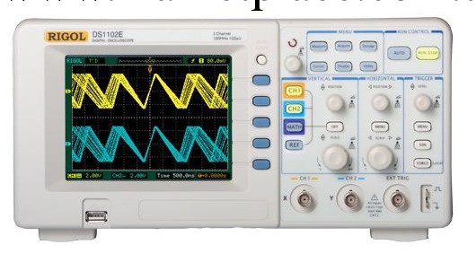 北京普源數字存儲示波器DS1102E  帶寬100MHz 雙通道，1G采樣率工廠,批發,進口,代購