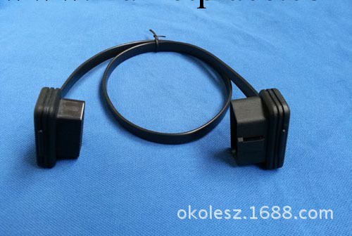 OBD2 16 Pin 扁線ELM327 公對母彎頭延長線批發・進口・工廠・代買・代購