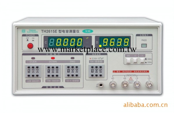 常州同惠TH2615E電容測量機工廠,批發,進口,代購