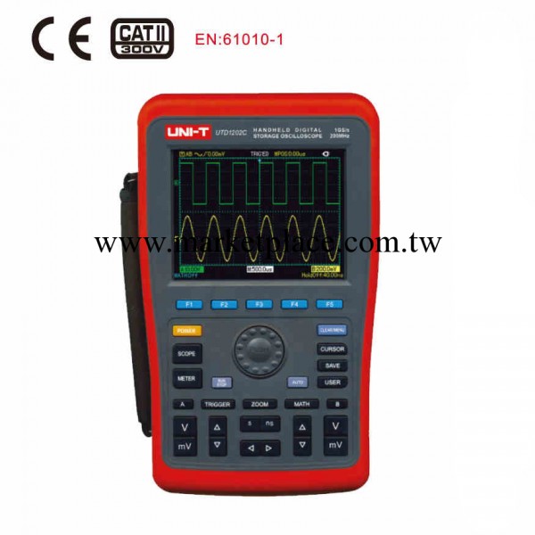 優利德 手持式 數字示波器 UTD1202C 200MHz帶寬、雙通道工廠,批發,進口,代購