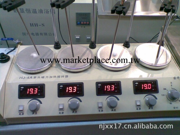 供應國華HJ-4 多頭磁力加熱攪拌器（4頭　數顯式）工廠,批發,進口,代購