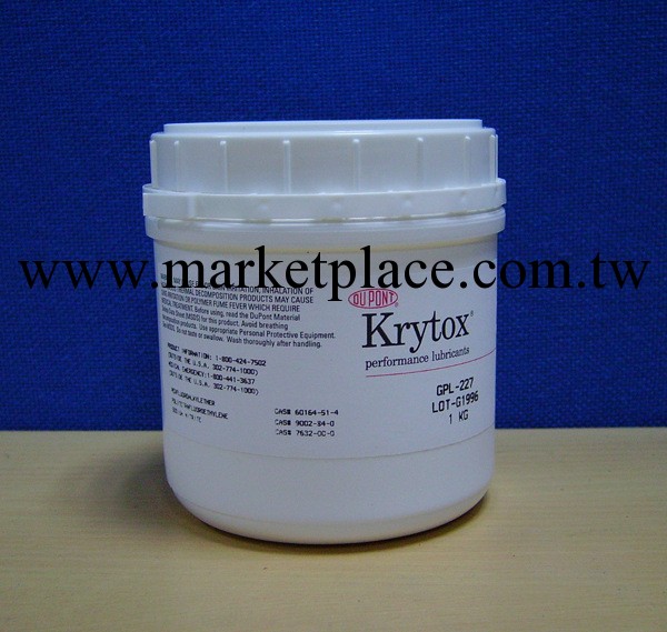 供應美國杜邦Krytox GPL227潤滑脂油脂白油工廠,批發,進口,代購