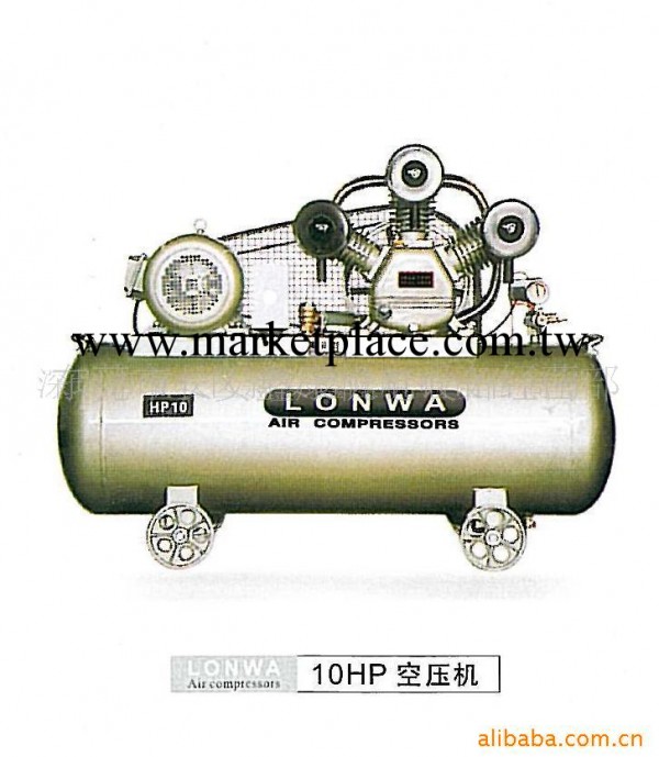 【誠信商傢】供應超實用高效環保深圳龍威10HP AB-T100活塞機工廠,批發,進口,代購