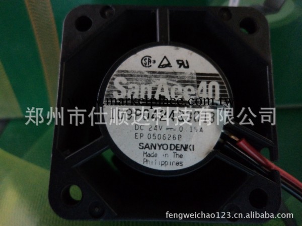 三洋Sanyo 4028雙滾珠 24V 高端（機櫃）設備風扇 109P0424H3023工廠,批發,進口,代購