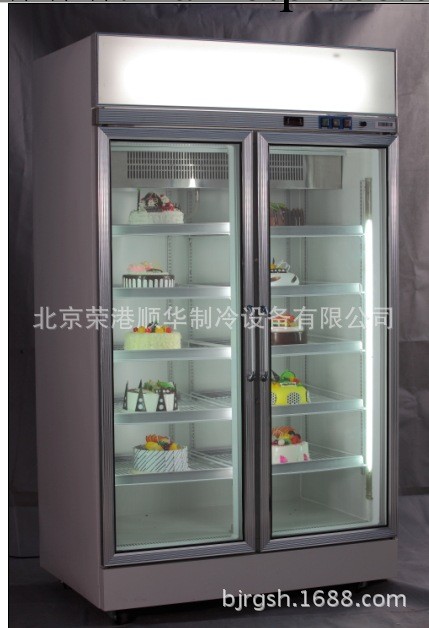 北京供應 冰淇淋蛋糕展示櫃 立式雙門冰激凌冷凍櫃工廠,批發,進口,代購