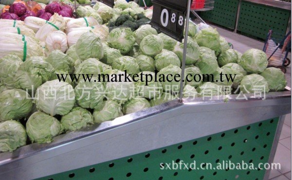山西超市專用不銹鋼蔬菜架 山西蔬果架工廠,批發,進口,代購