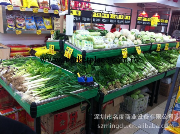 供應超市水果蔬菜貨架 單麵單層水果蔬菜貨架　工廠,批發,進口,代購