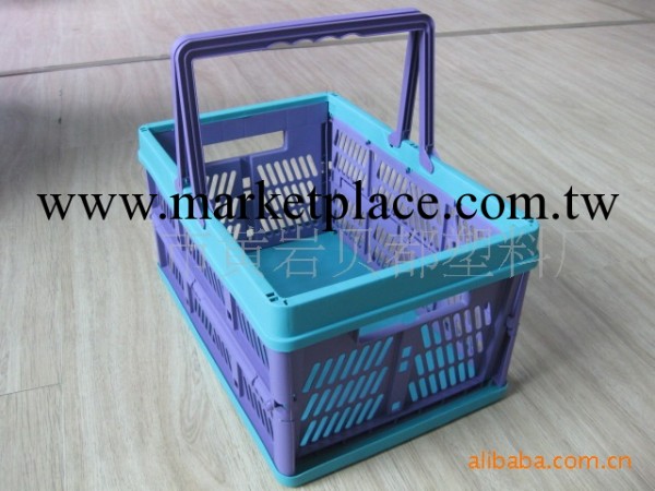 供應塑料購物籃，塑料折疊籃工廠,批發,進口,代購