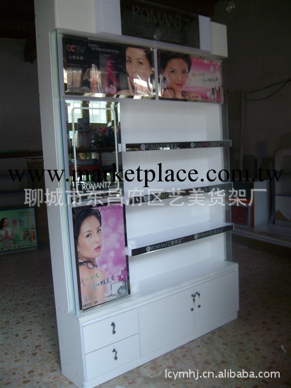優質化妝品展示櫃 簡約化妝品展示櫃 木質多層次化妝品展示櫃工廠,批發,進口,代購
