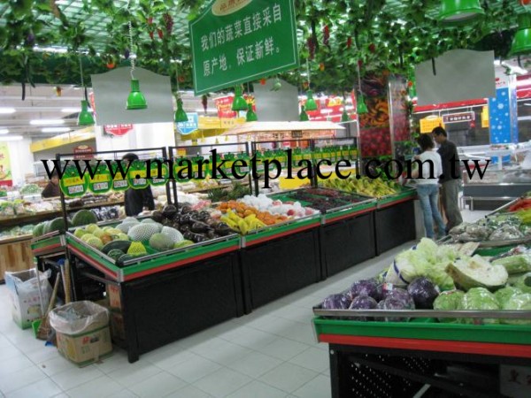 北京蔬菜展示架 豪華單層水果架 蔬菜店貨架 天津超市果蔬架批發工廠,批發,進口,代購