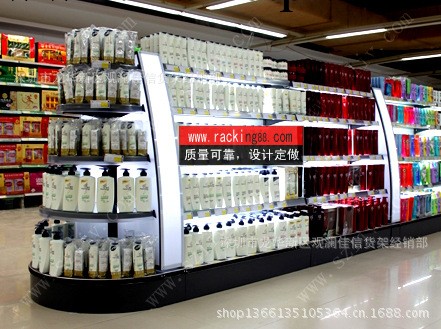 深圳超市化妝品貨架  燈光貨架  洗發水貨架工廠,批發,進口,代購