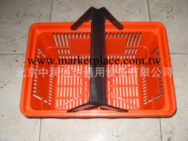 超市購物籃 手提式購物筐 北京塑料購物籃工廠,批發,進口,代購