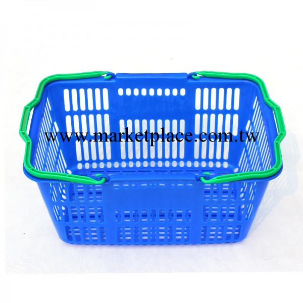 供應超市購物藍、手提式超市藍 手提籃 菜籃子 水果籃 廠傢直銷工廠,批發,進口,代購