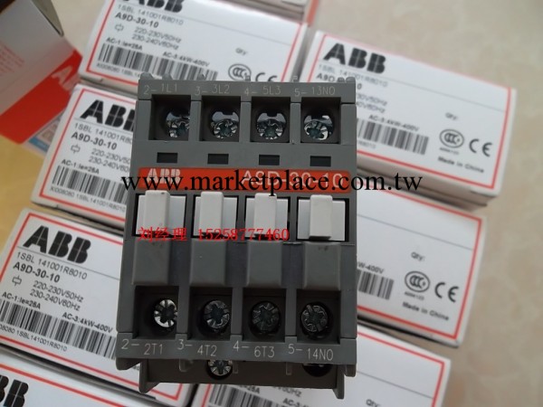 熱銷瑞士ABB交流接觸器 A9D-30-10  A9-30-10 全規格電壓現貨促銷工廠,批發,進口,代購