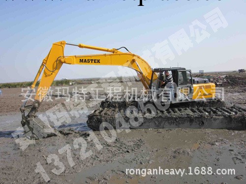 安徽瑪特SC210SD水陸挖掘機海邊灘塗設備尾砂庫治理挖掘機工廠,批發,進口,代購