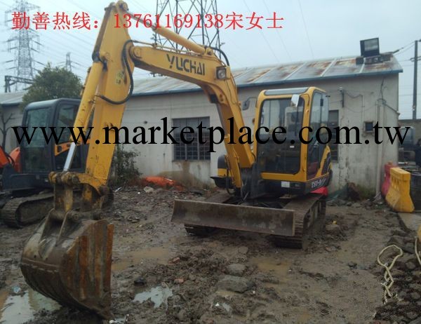 上海二手挖泥機市場 二手玉柴60-8挖掘機工廠,批發,進口,代購