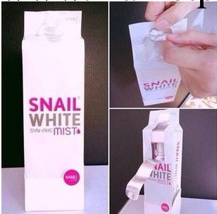 泰國snail white嫩膚蝸牛爽膚水 泰國蝸牛水噴霧保濕美白補水工廠,批發,進口,代購