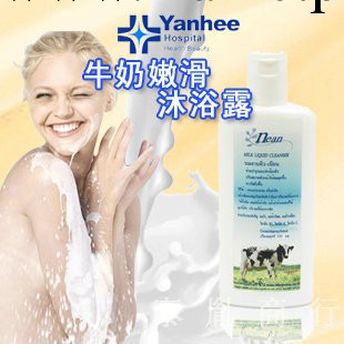 泰國代購正品yanhee牛奶沐浴露 潤滑肌膚美白 去雞皮膚 後背祛痘工廠,批發,進口,代購