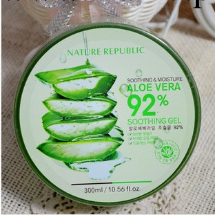 韓國Nature Republic自然樂園蘆薈膠麵膜補水抗敏感曬後修復舒緩工廠,批發,進口,代購