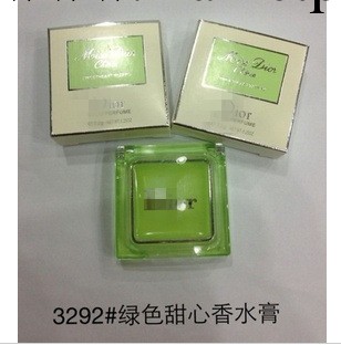 新款小奧 花漾甜心綠色香膏 花樣綠色甜心香水膏337工廠,批發,進口,代購