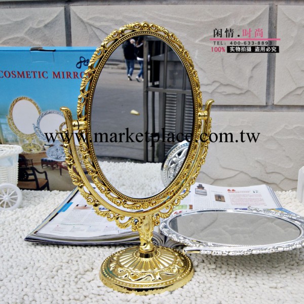 K1003 308雙麵橢圓鏡子梳妝鏡 美容雙麵臺式鏡子 義烏鏡子批發工廠,批發,進口,代購