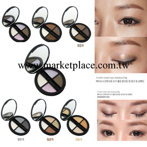 韓國stylenanda 3CE 3隻眼立體炫彩四色眼影大地煙熏裸妝珠光工廠,批發,進口,代購