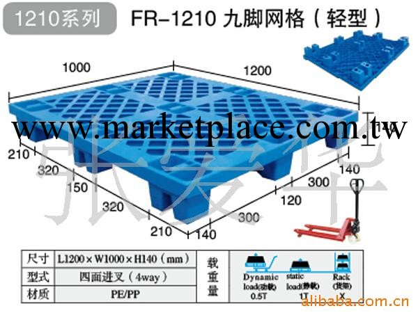 TJ供應鄭州周轉托盤 開封墊倉板 徐州1210九角網格環保塑料托盤批發・進口・工廠・代買・代購