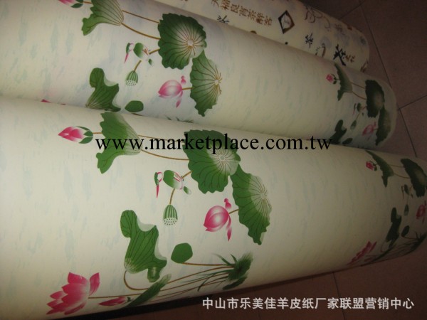 中國元素絲印畫燙金工程羊皮紙工廠,批發,進口,代購
