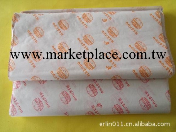 供應優質漢堡紙 食品專用 控油包裝紙 500張/包工廠,批發,進口,代購