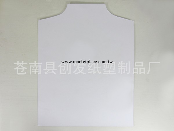 服裝包裝內襯 襯衫襯板 灰底白標簽 定制各種常規形狀服裝襯板工廠,批發,進口,代購