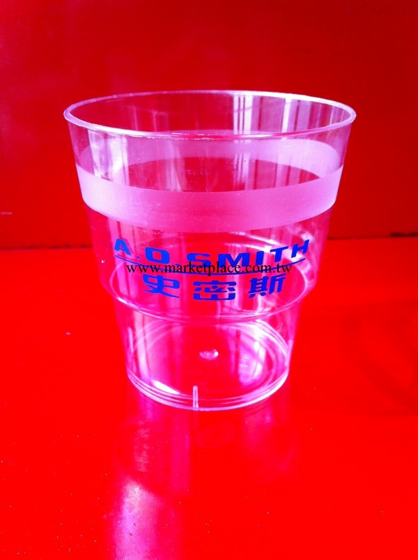 一次性塑料杯，航空杯，PS杯，塑料廣告杯，可印LOGO，上海免運費批發・進口・工廠・代買・代購