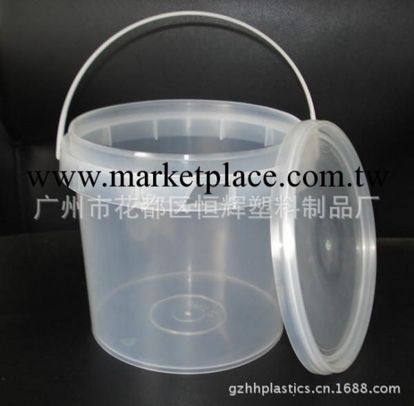 供應2L透明食品桶 酸奶桶 配多色蓋 可印刷 長期現貨 批發熱銷工廠,批發,進口,代購