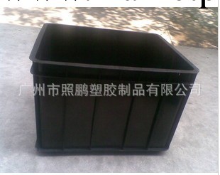 工業電子廠直銷耐酸堿黑色周轉箱/可用於叉車卡板防靜電儲物箱工廠,批發,進口,代購