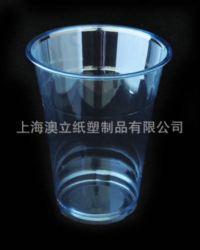 廠傢熱銷 彩色PET塑料杯-藍色 環保塑料杯 單層塑料杯 新款塑料杯工廠,批發,進口,代購