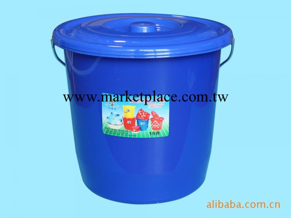 揭陽塑料廠傢直銷PP塑料水桶 23L藍色水桶 環保提水桶 傢用水桶工廠,批發,進口,代購