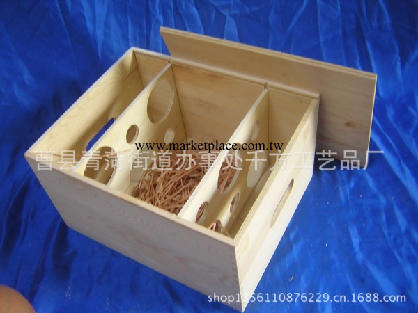 廠傢直銷】 木制紅酒包裝木盒定制定做設計/松木六隻酒盒工廠,批發,進口,代購
