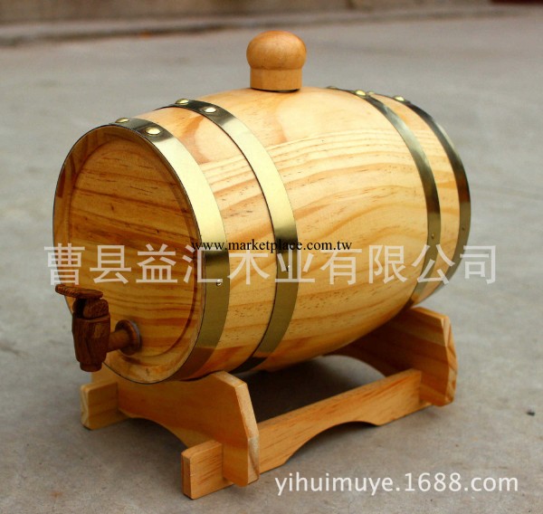 廠傢批發 橡木桶酒桶 木制松木內膽酒桶5L 木制橡木酒桶工廠,批發,進口,代購