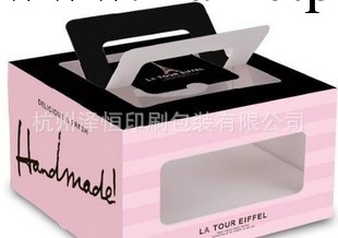 柔美粉色鐵塔蛋糕盒，出口法國精美蛋糕盒批發・進口・工廠・代買・代購