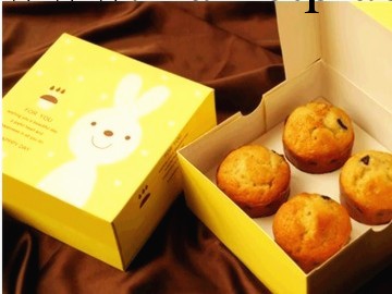 四粒裝蛋糕盒 漢堡蛋撻盒 韓國烘焙包裝盒 紙盒廠傢批發訂做批發・進口・工廠・代買・代購