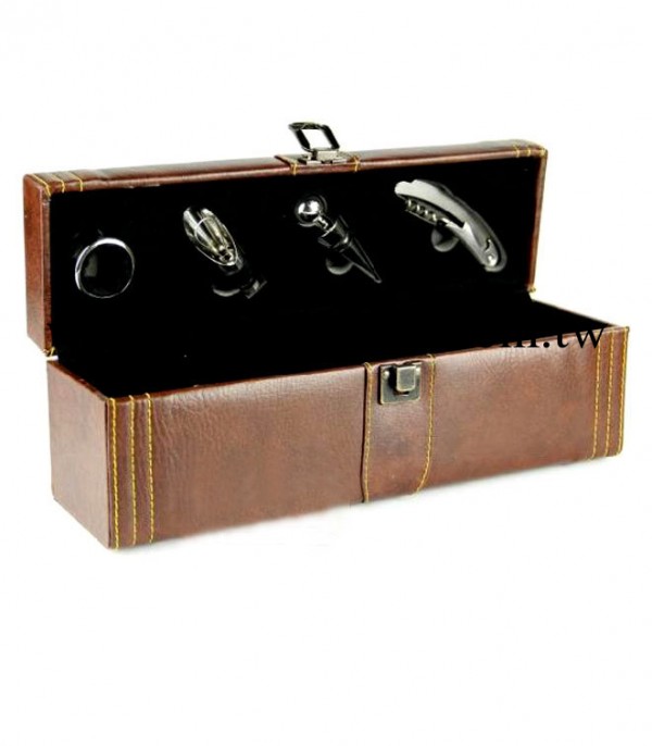 真皮酒盒包裝棕色有酒具義烏貝德包裝盒廠批發・進口・工廠・代買・代購