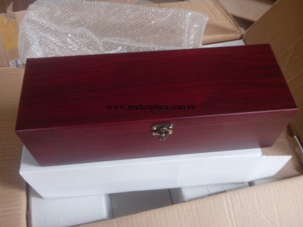 （工廠促銷價）單支裝紅酒噴漆木盒批發・進口・工廠・代買・代購